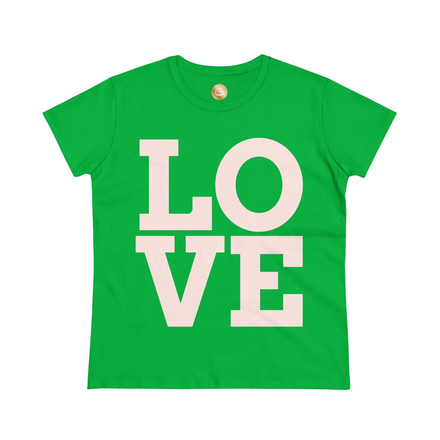 Love333 Coin "Love" Women's Midweight Cotton Tee