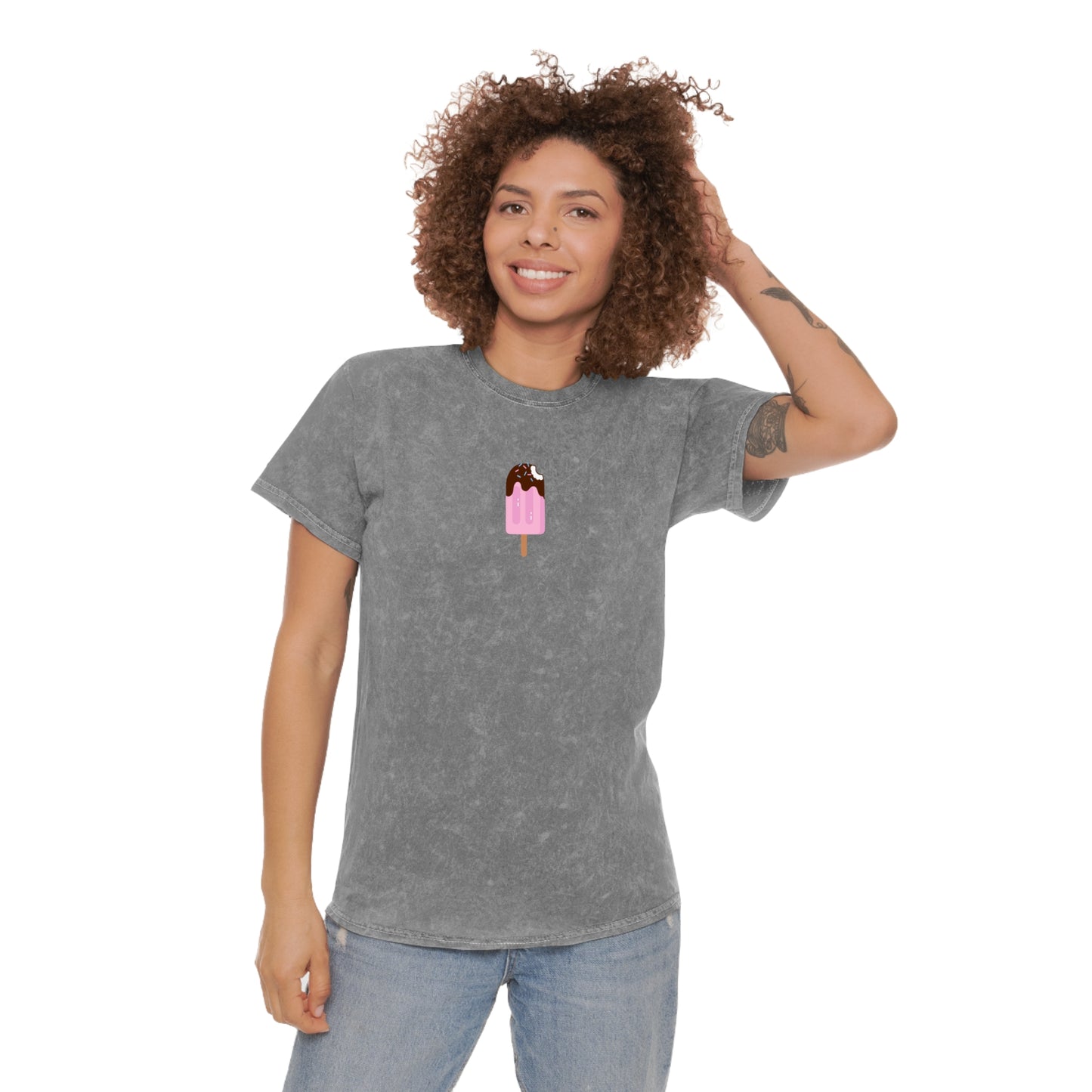 Love333 Coin "Ice Cream" Unisex Mineral Wash T-Shirt