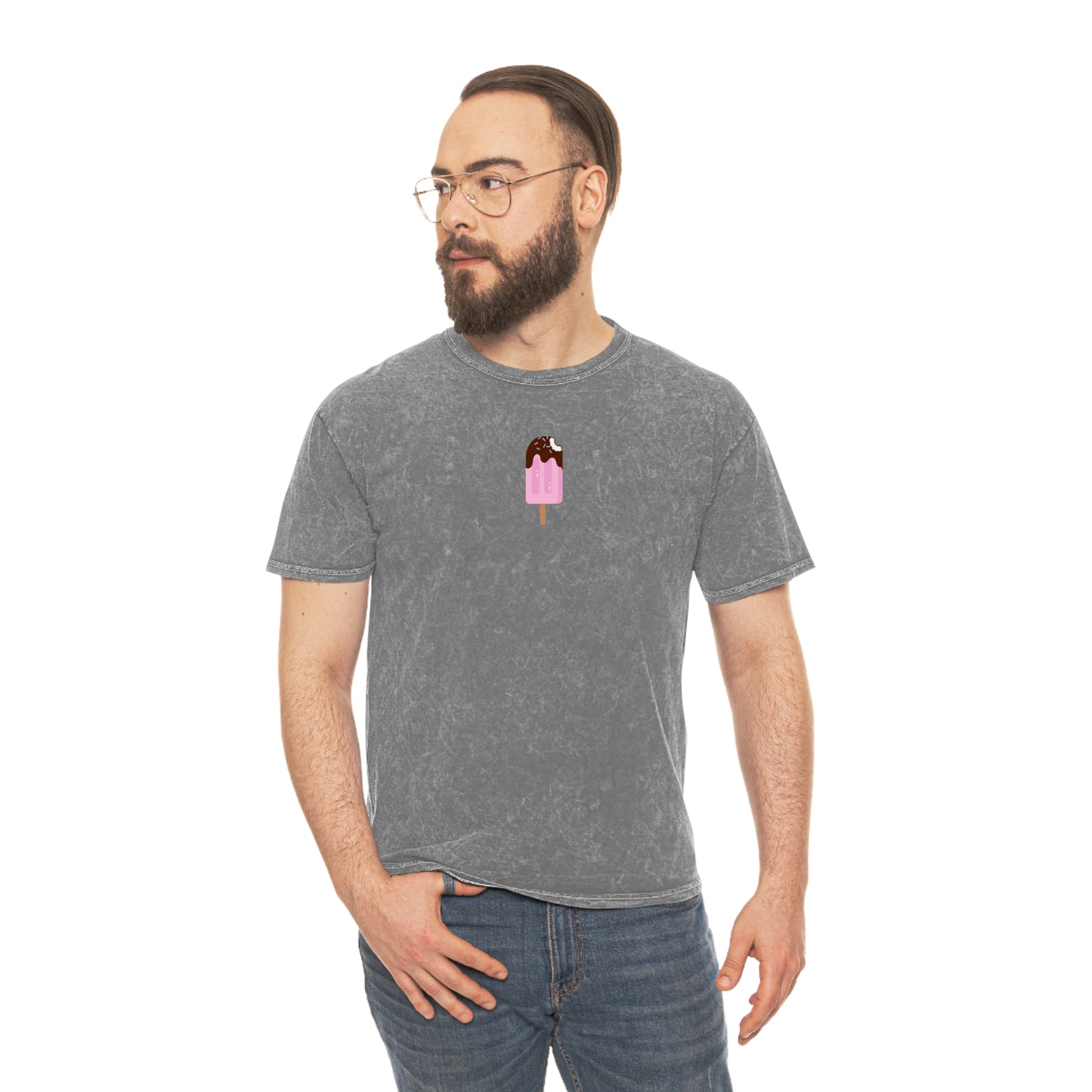 Love333 Coin "Ice Cream" Unisex Mineral Wash T-Shirt
