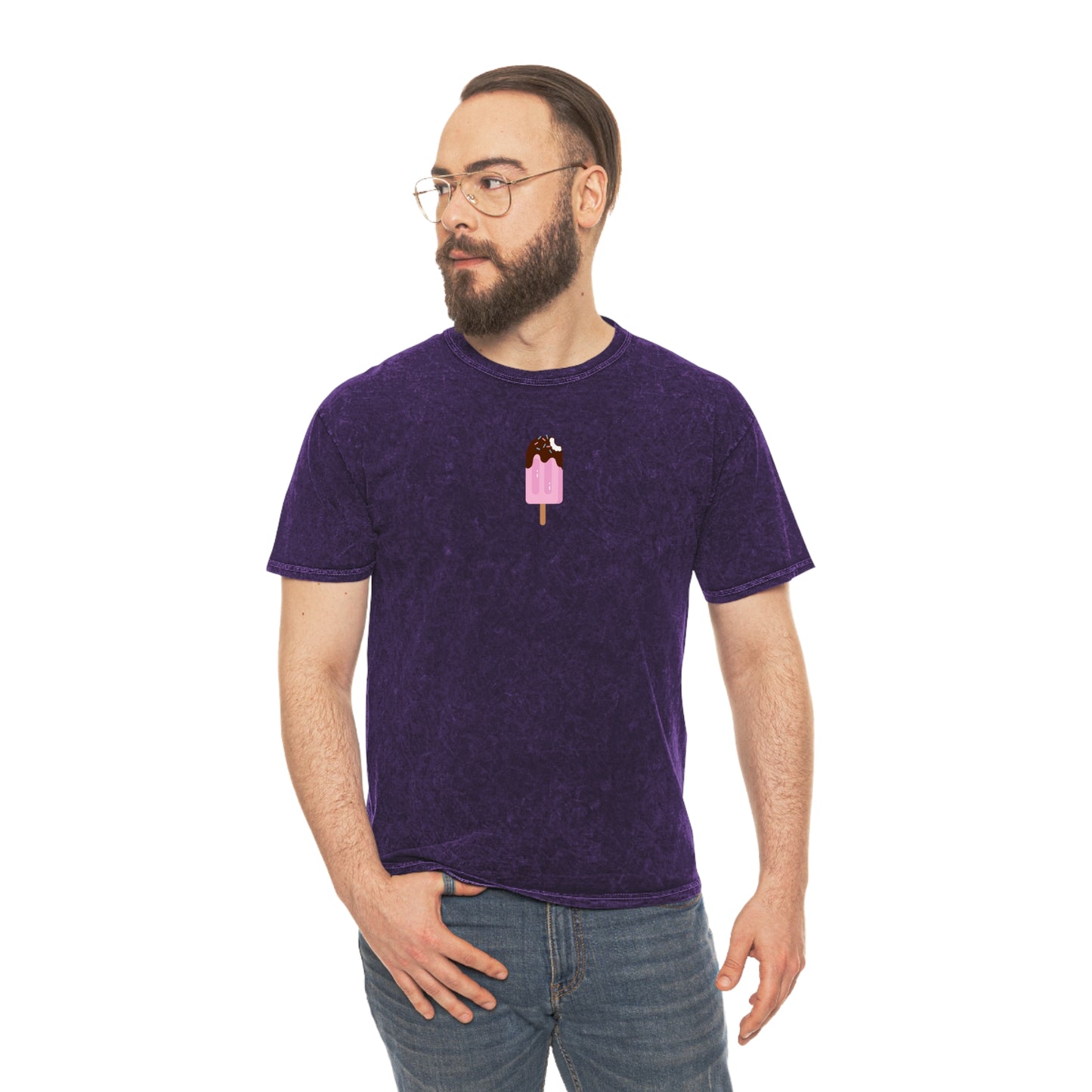 Love333 Coin "Ice Cream" Unisex Mineral Wash T-Shirt