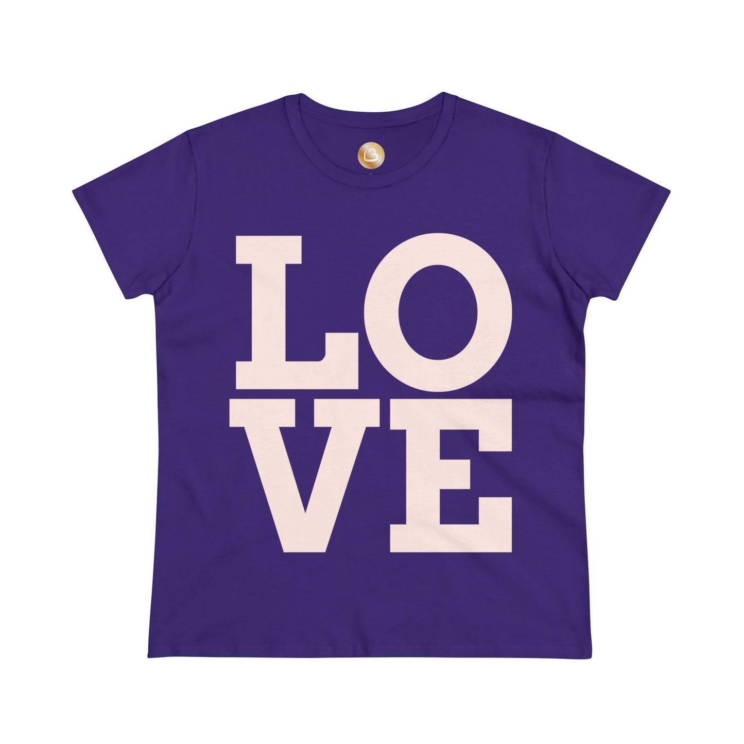 Love333 Coin "Love" Women's Midweight Cotton Tee