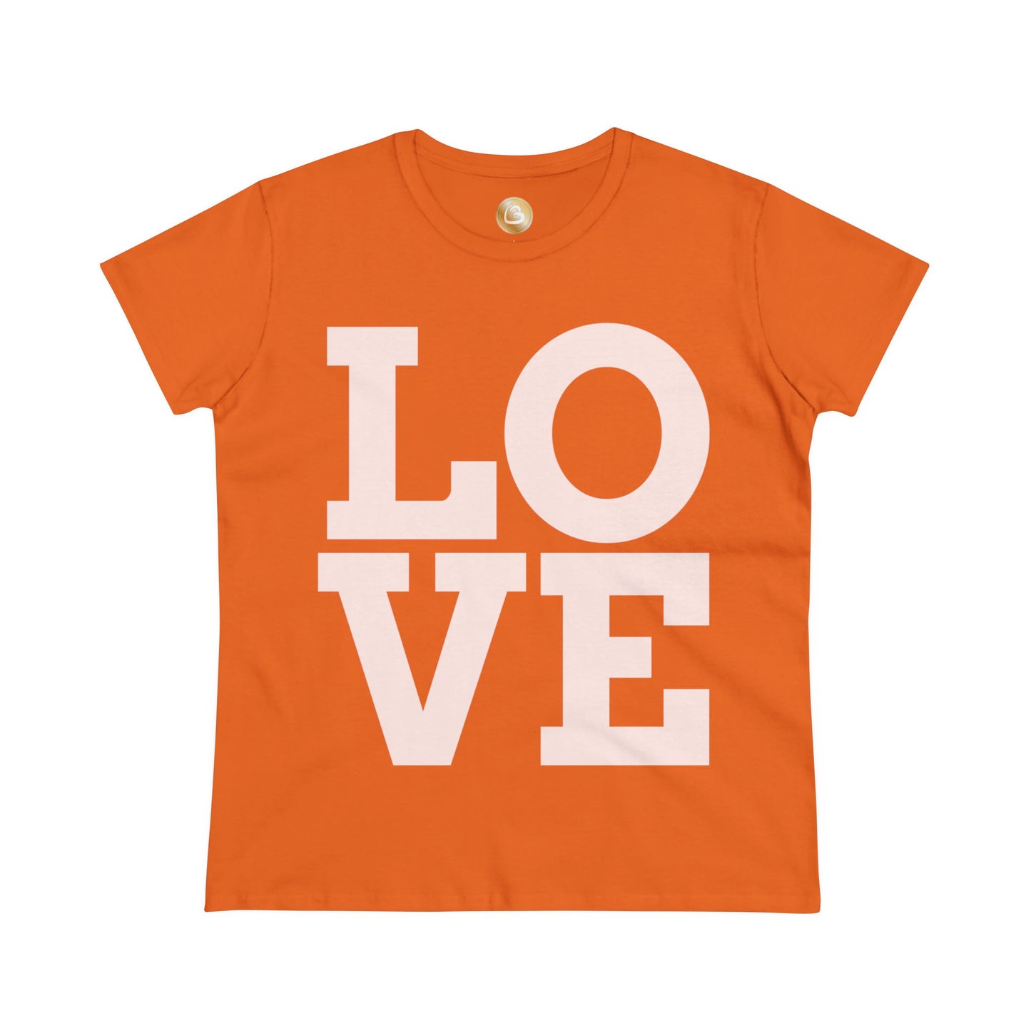 Love333 Coin "Love" Women's Midweight Cotton Tee