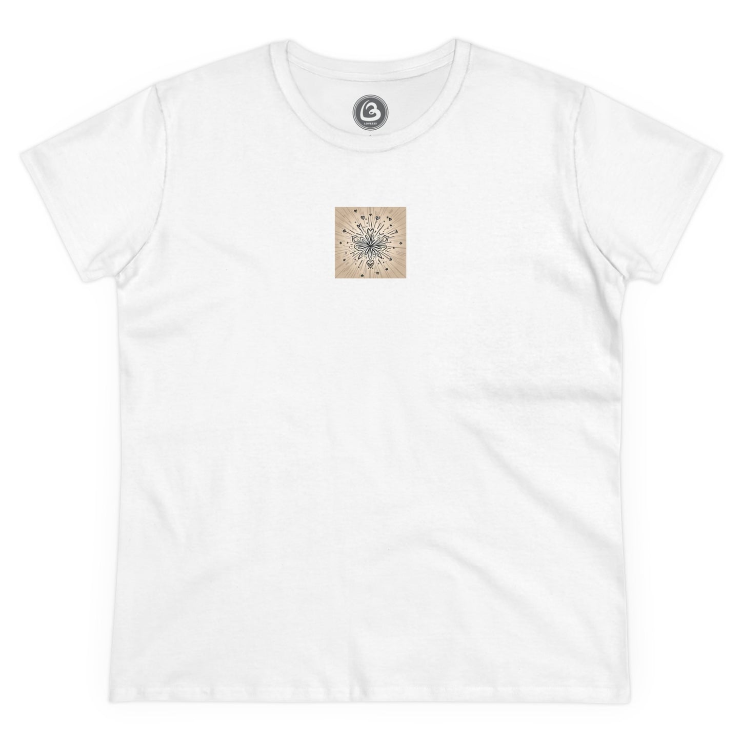 Love333 Coin Women's Midweight Cotton Tee