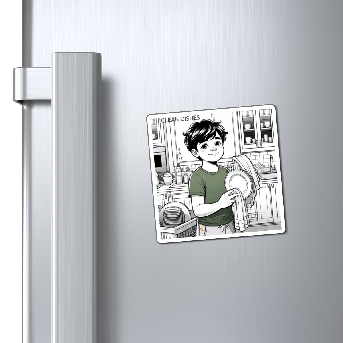 Love333 Coin Magnets "Clean Dishes" ~ Each purchase helps fund another meal or dream.