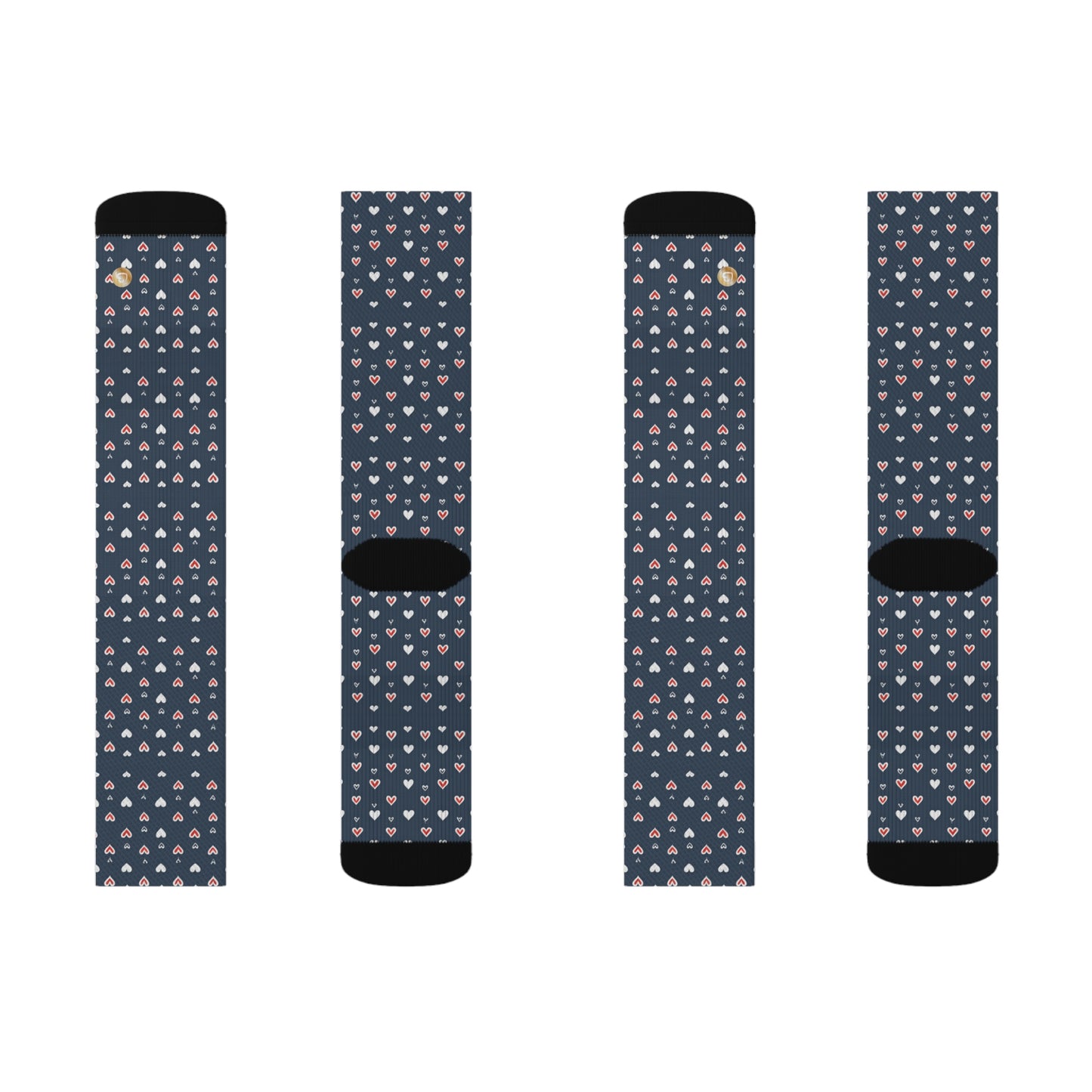 Love333 Coin Sublimation Socks