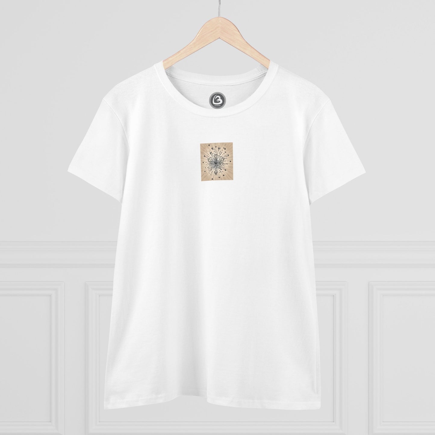 Love333 Coin Women's Midweight Cotton Tee