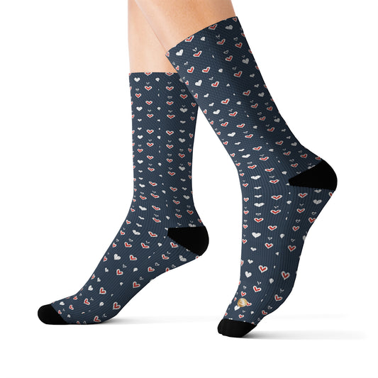 Love333 Coin Sublimation Socks