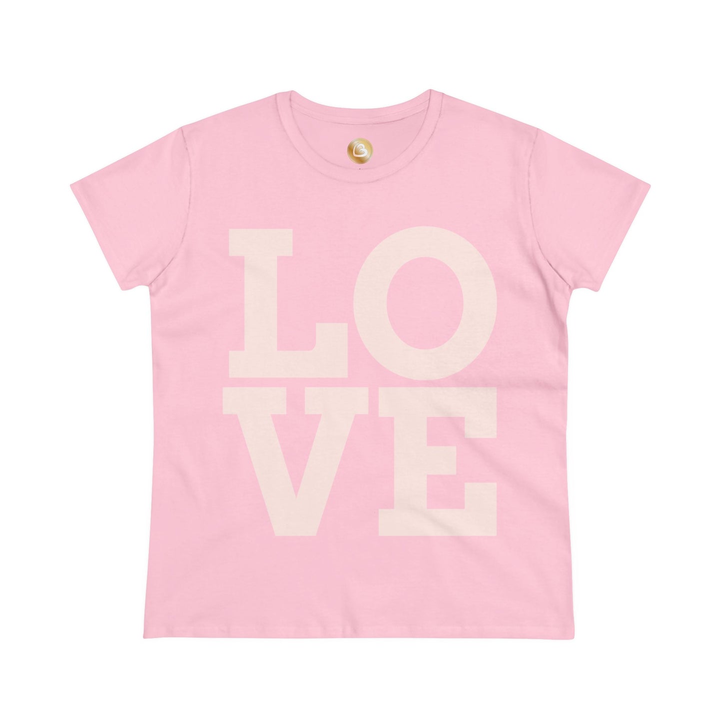 Love333 Coin "Love" Women's Midweight Cotton Tee