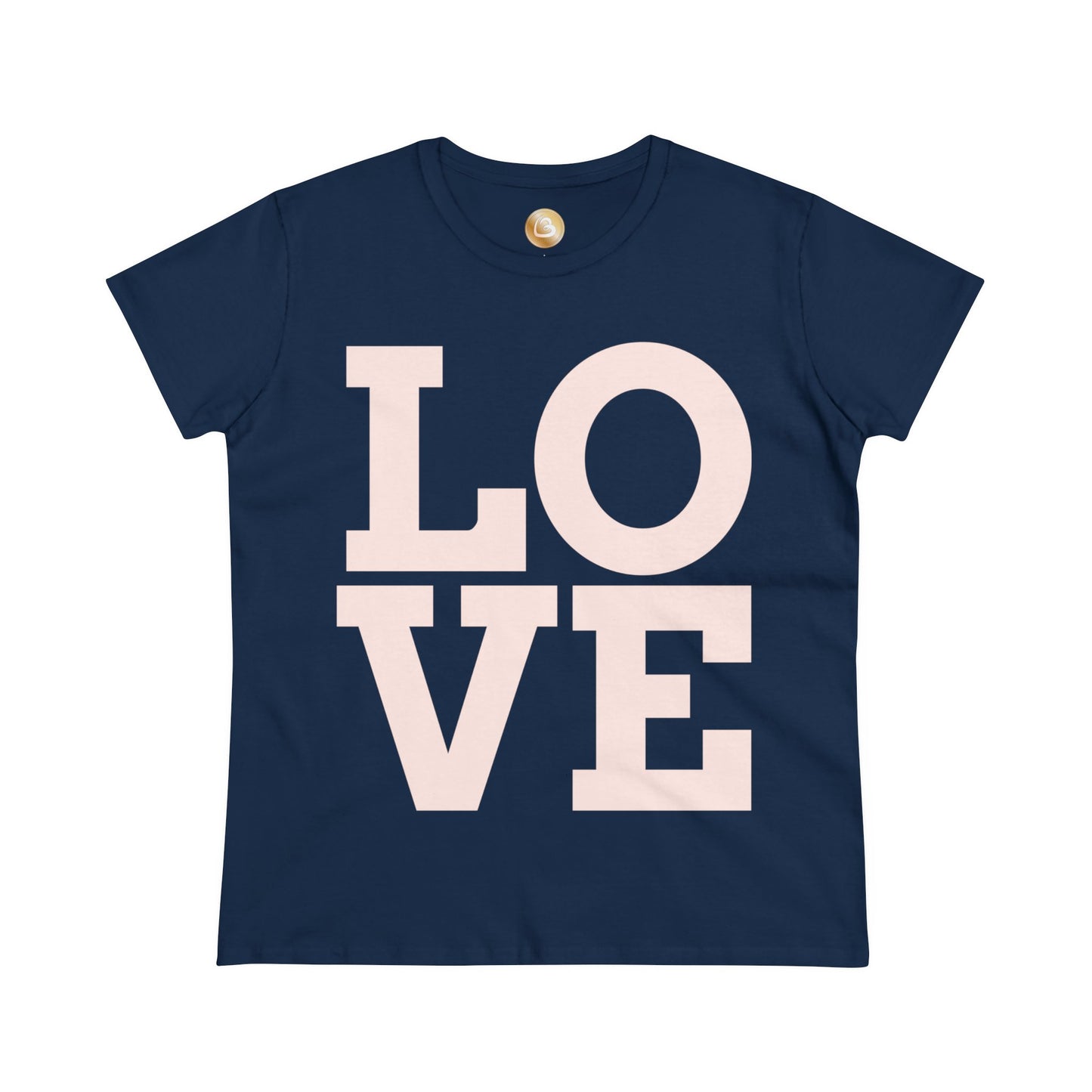 Love333 Coin "Love" Women's Midweight Cotton Tee