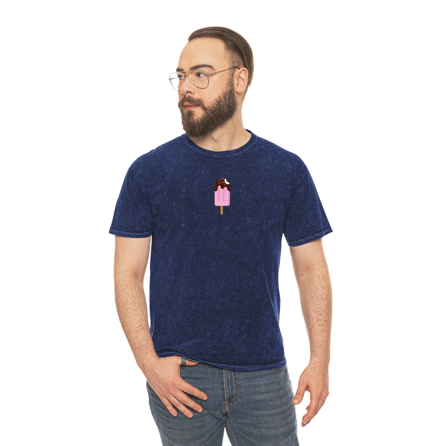 Love333 Coin "Ice Cream" Unisex Mineral Wash T-Shirt