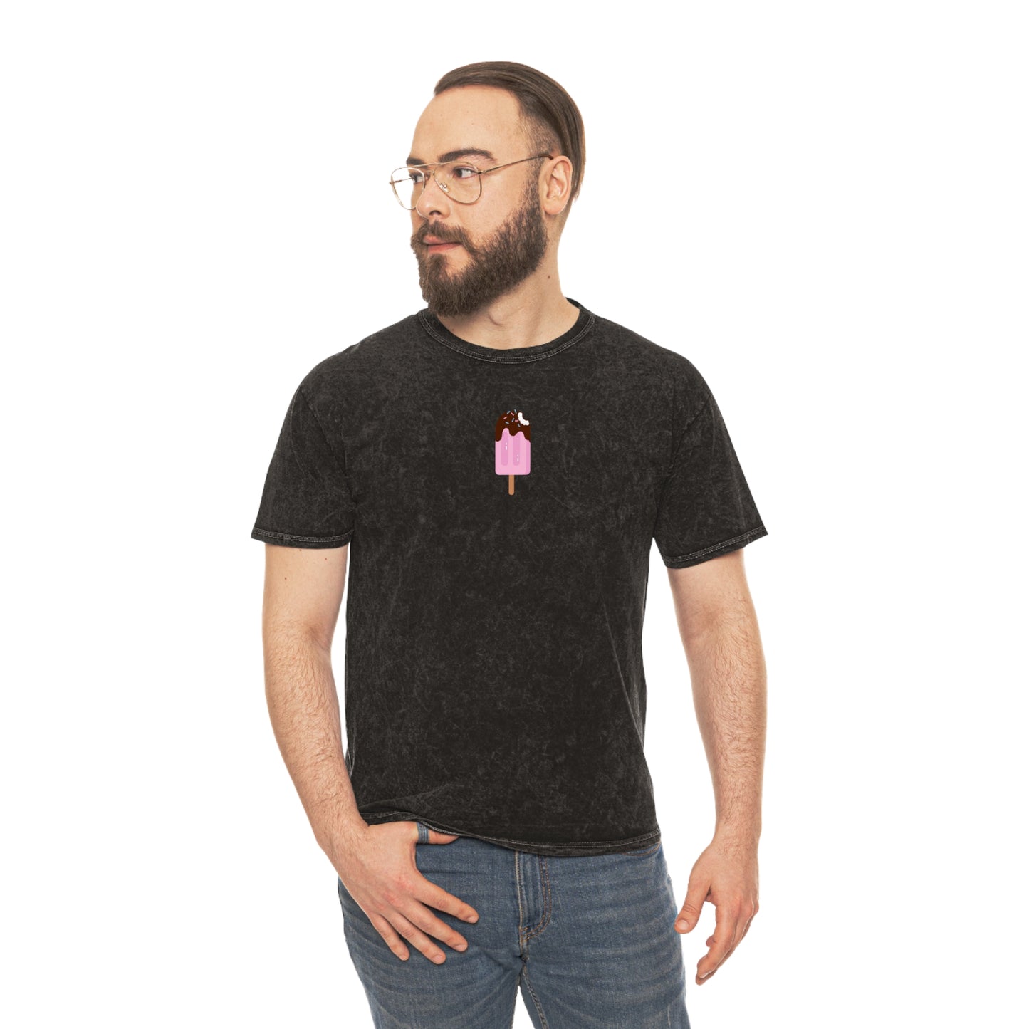 Love333 Coin "Ice Cream" Unisex Mineral Wash T-Shirt