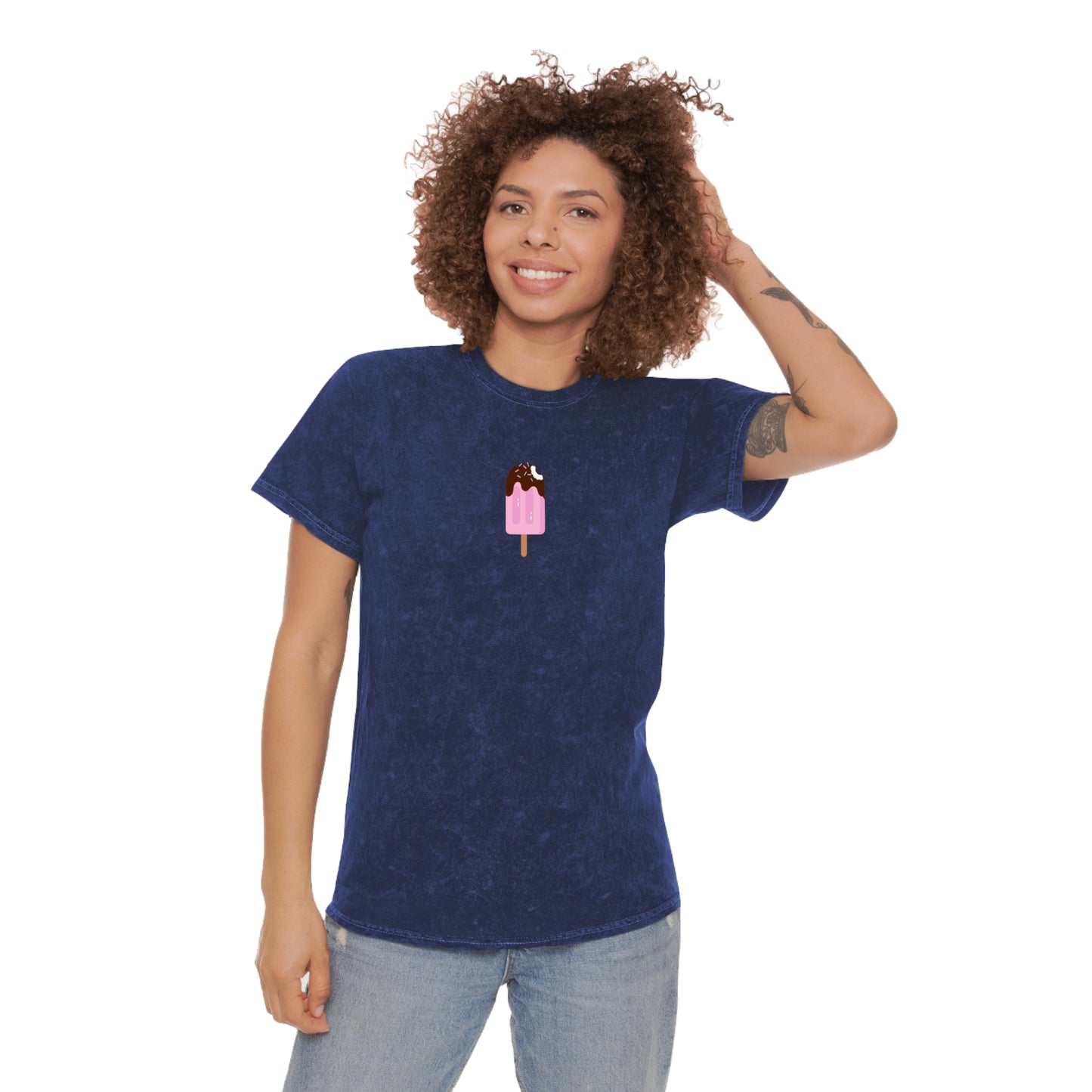 Love333 Coin "Ice Cream" Unisex Mineral Wash T-Shirt