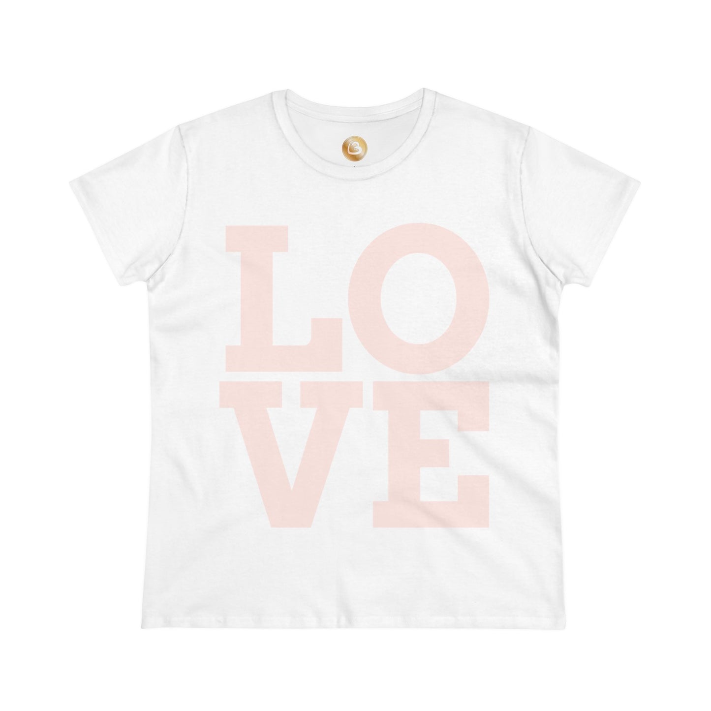 Love333 Coin "Love" Women's Midweight Cotton Tee