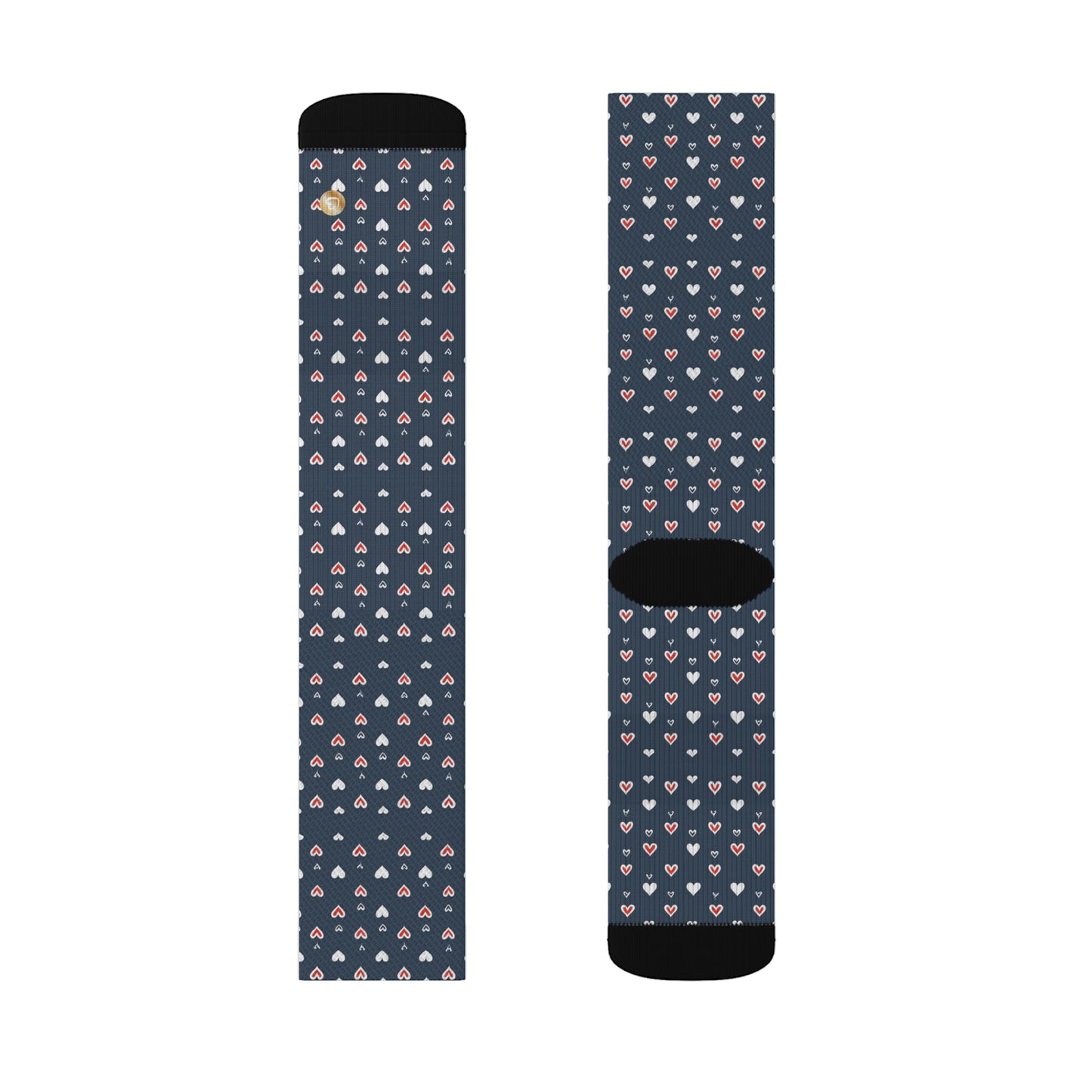 Love333 Coin Sublimation Socks